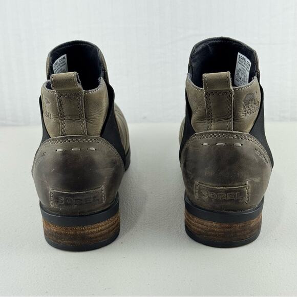 Sorel Emelie Chelsea Waterproof Ankle Boots Women’s Size 9.5 EUR 40.5 Full-Grain - Picture 5 of 11